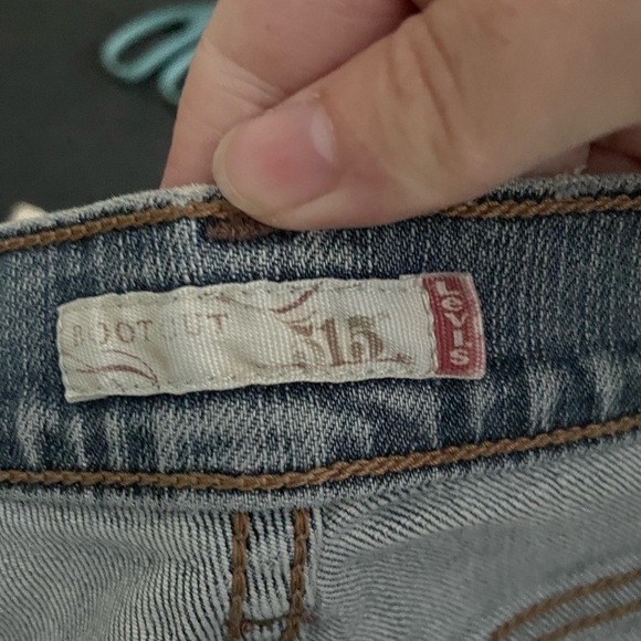 Levi's 515 Light Wash Bootcut Jeans Size 10 Long - Picture 11 of 11